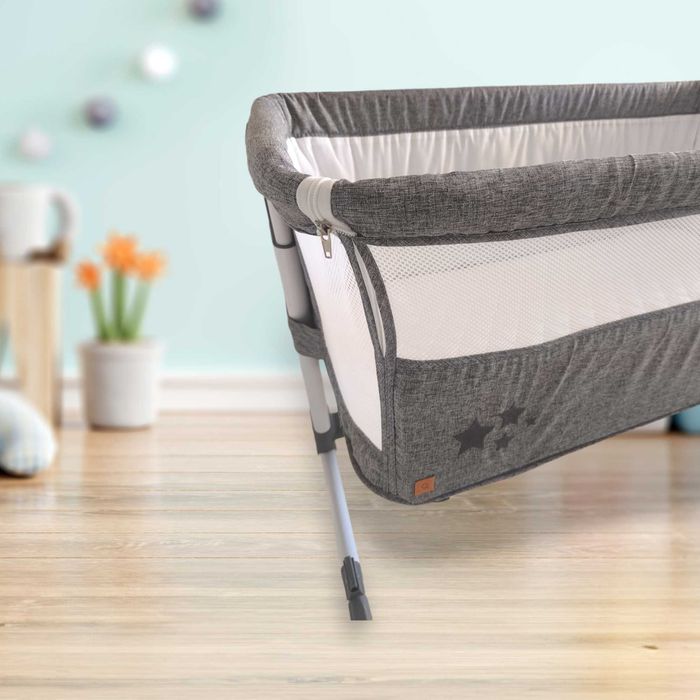 Berço co-Sleeping Asalvo Cinza