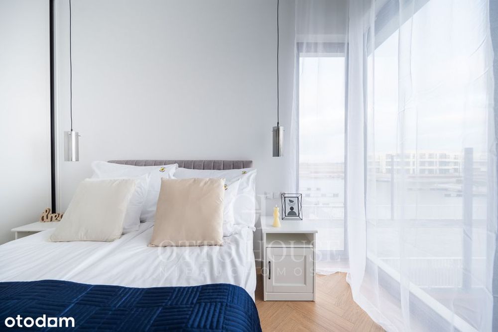 Sol Marina/2 pok./wykończone/40m2/okna na Marinę