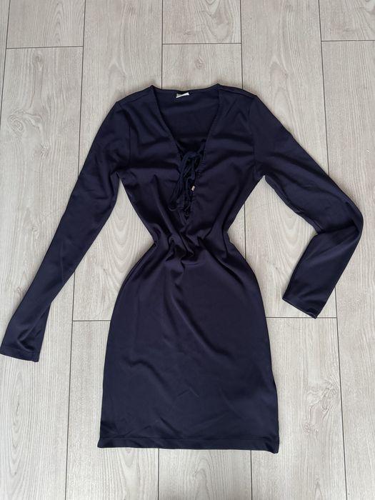 Плаття, темно синє, коротке