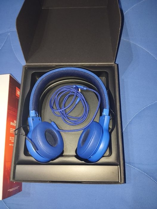 Auscultadores com Fio JBL E 35 (On Ear - Microfone - Azul)
