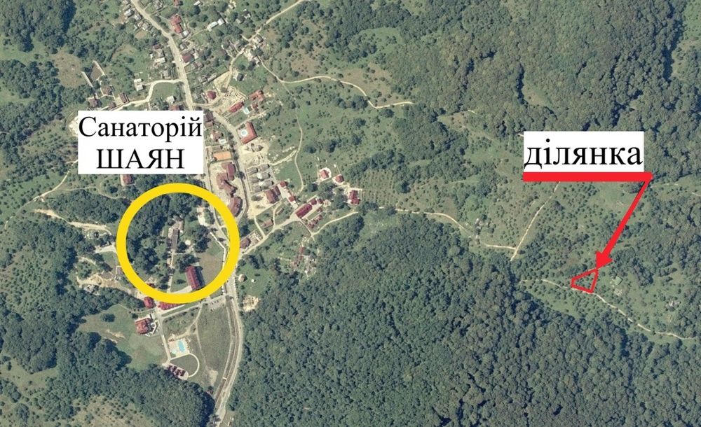 Шаян. Земельна ділянка. Чудовий краєвид.