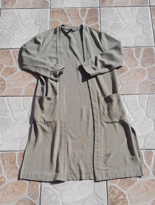 Zielony kardigan damski