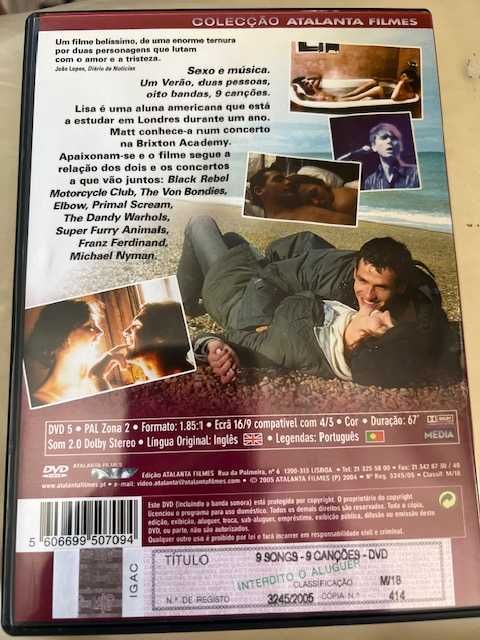 9 Songs - 9 Canções de Michael Winterbottom