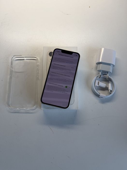 iPhone 13 mini 128gb biały bateria 100% komplet