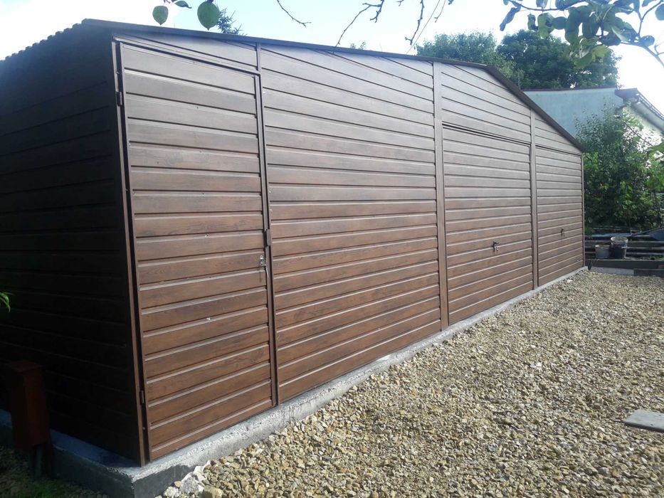 Garaż blaszany 7x6 - Hala -Garaże Blaszane -Wiata -Magazyn -GRZYWSTAL