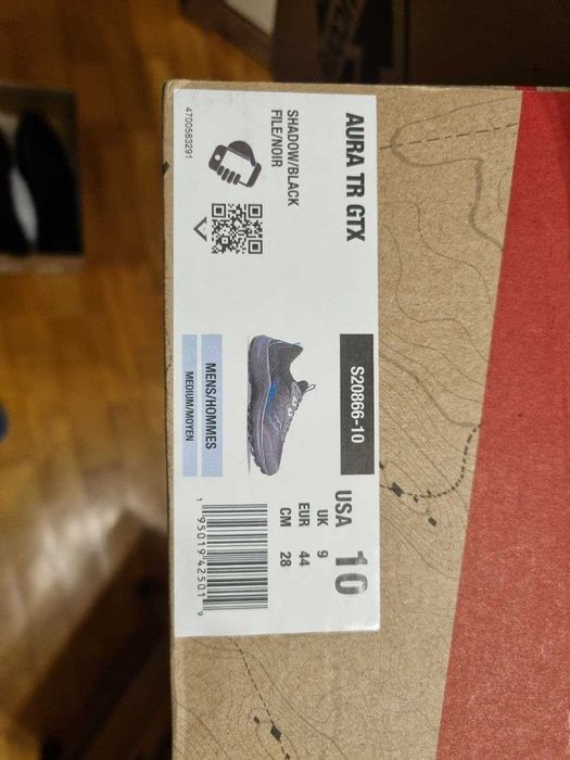 продам кросівки з gore-tex saucony aura tr gtx 43-44р (28 см), стан ідеал
