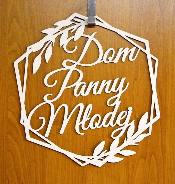 Koło ślubne dom Panny Młodej itp. dekoracja 30cm