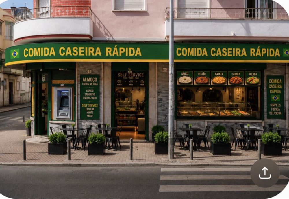 Trespasse pastelaria 100% cotas