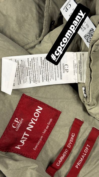 c.p. company flatt nylon with primaloft windbreaker jacket оригинал