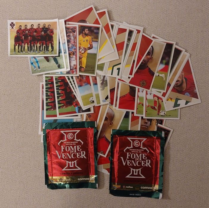 Cromos da coleção Fome de Vencer do Continente, 2021