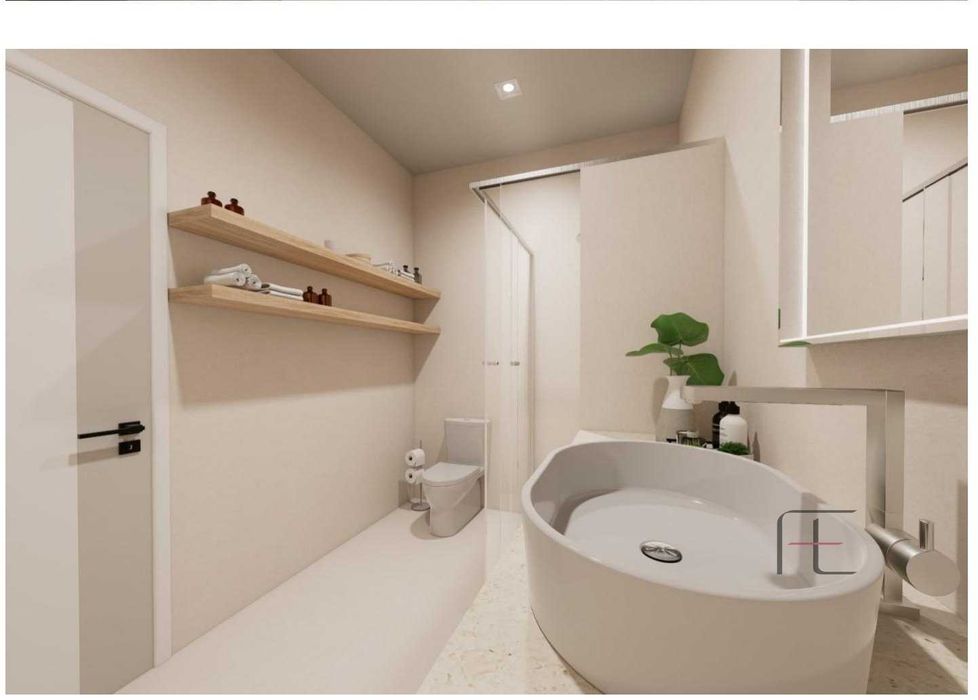 T2+1 em fase de acabamento com 110m2