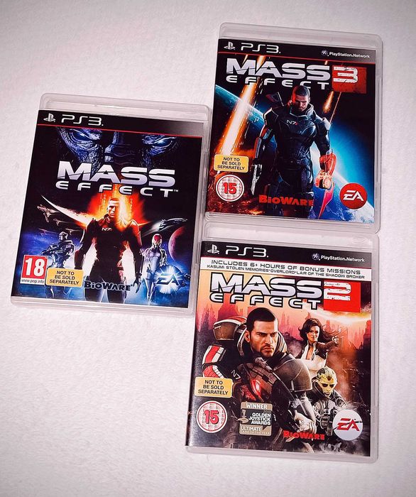 Mass Effect Trilogy 1 + 2 + 3 PS3 | Trylogia