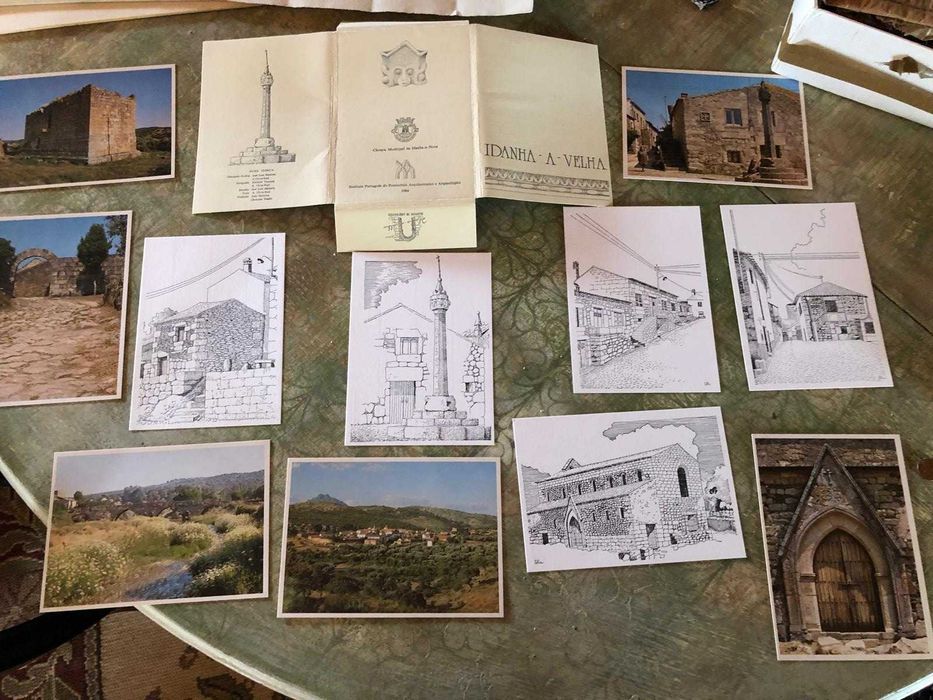 Idanha a velha, 11 postais,5 desenhos 6 fotos