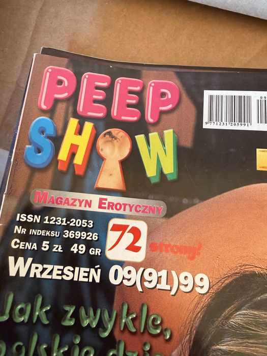 Zestaw magazynów PEEP SHOW 1996–2000 – kolekcja, 13 numerów