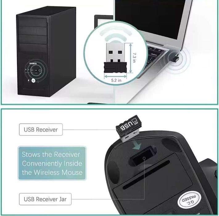 Myszka bezprzewodowa Trust Verto Ergonomic ergonomiczna