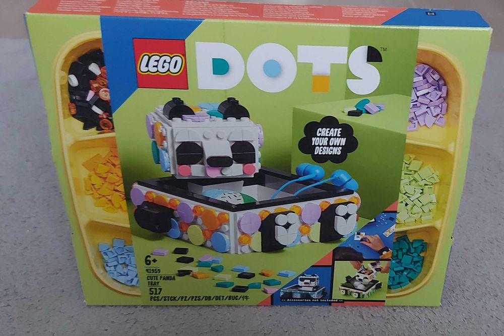 LEGO Dots - Pojemnik z uroczą pandą 41959