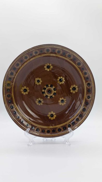 Talerz ceramiczna, ręcznie malowana