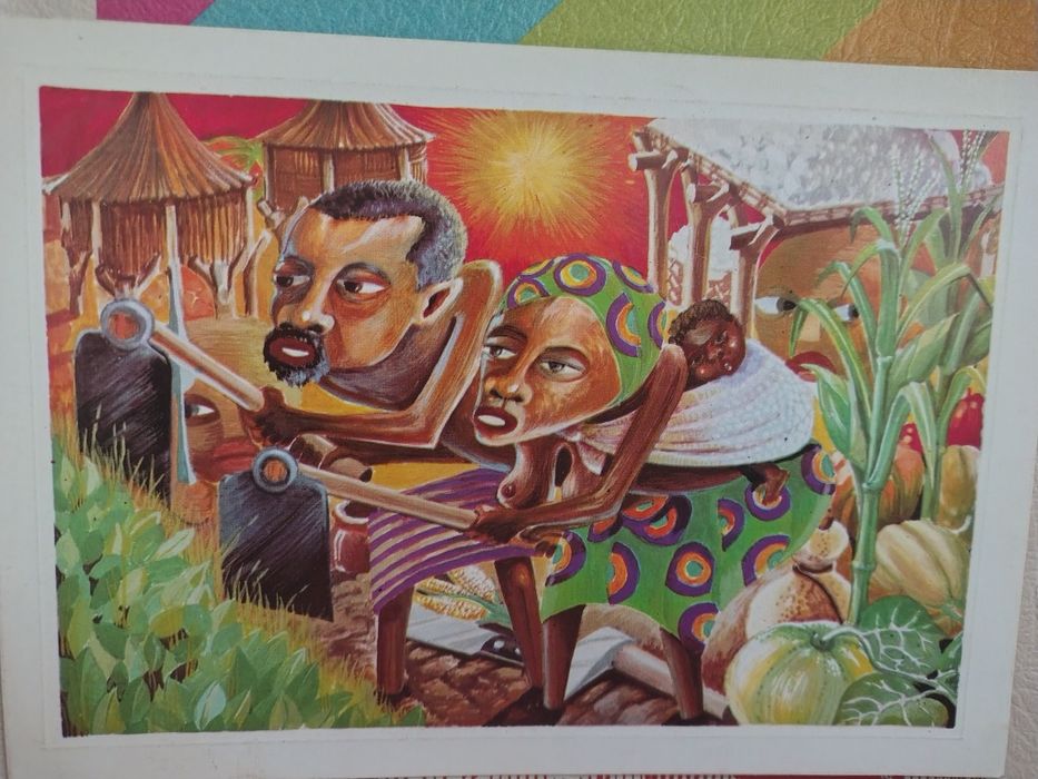 Raridade: Catálogo Cartazes Moçambique (1988) + Postal Autografado (1983) – Coleção Teresa Rosa de Oliveira