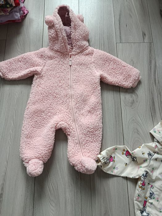 Ubranka niemowlęce dla dziewczynki rozmiar 74
