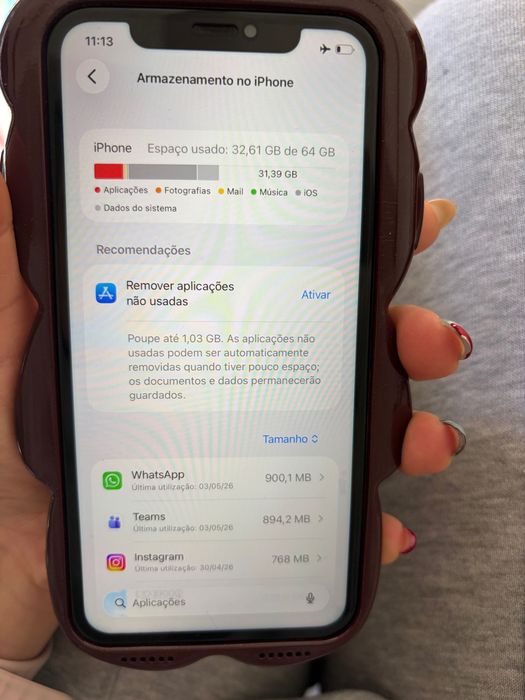 iPhone 11 64GB Preto — Muito Estimado + Extras