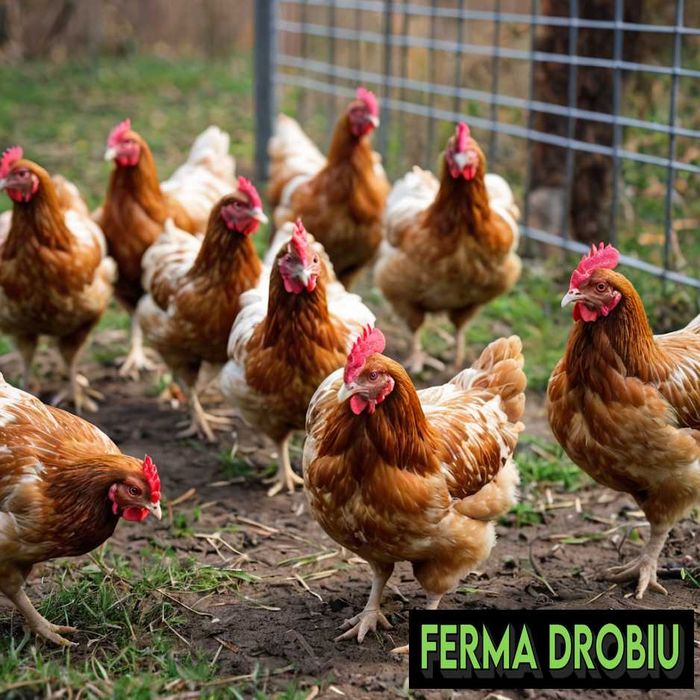 Kurki nioski ROSA  brązowa z jajkiem odchowana