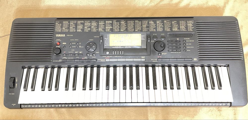 Keyboard YAMAHA PSR-520 - 12733086706 - oficjalne archiwum