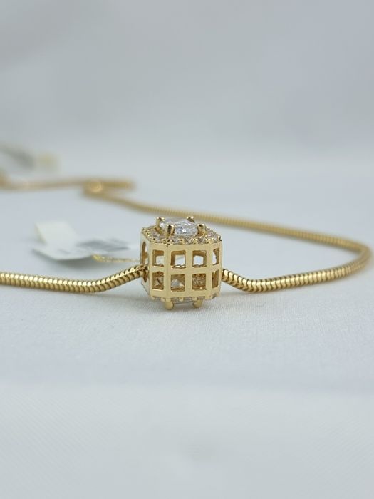 Złota zawieszka charms nowa idealna na łańcuszek i bransoletkę 585