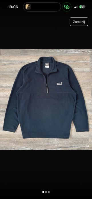 Polar Jack Wolfskin męska rozmiar M garanatowy stan ideal Techopole