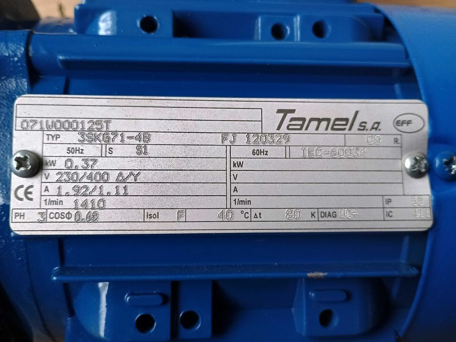 silnik tamel 3SKG71-4B 0,37 kW