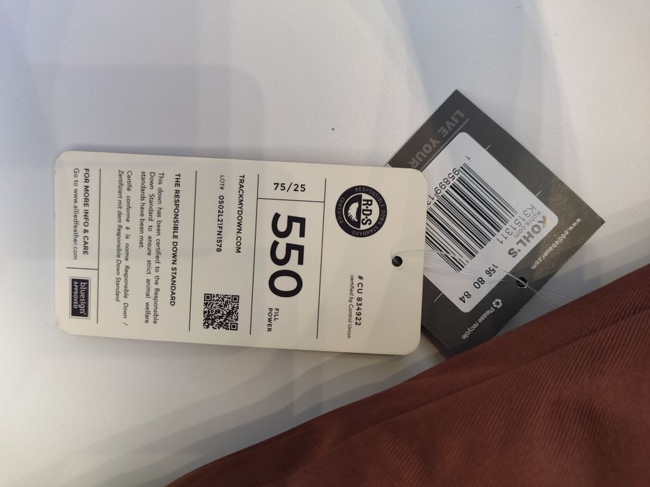 Wodoodporna kurtka puchowa