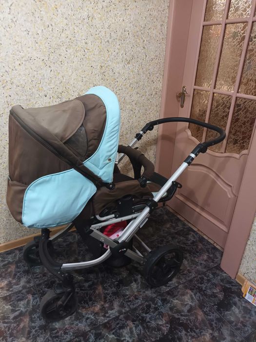 Коляска детская  прогулка ABG Avus Babyzone алюминий