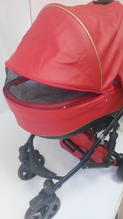 Коляска 2 в 1  в экошкірі