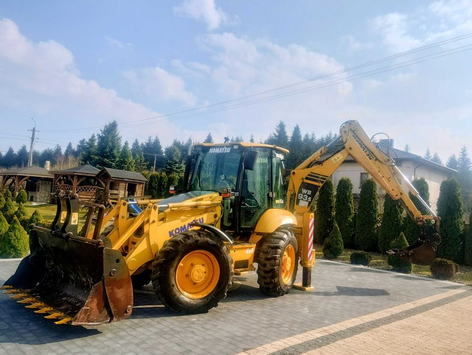 Koparko Ładowarka Komatsu WB 93 S Pełna Opcja 109900Stan Bardzo Dobry