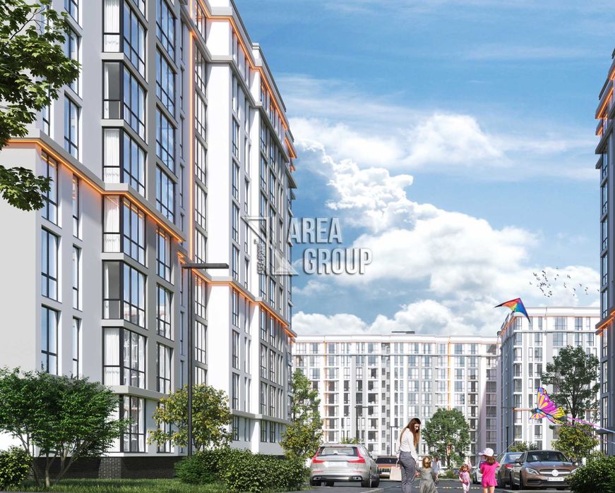 Класна 1-кімнатна квартира у розтермінування з 50% першим внеском