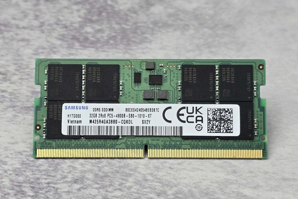 Оперативна пам'ять Samsung 32GB So-Dimm DDR5 4800MHz (для ноутбукі або мініПК) Нова!