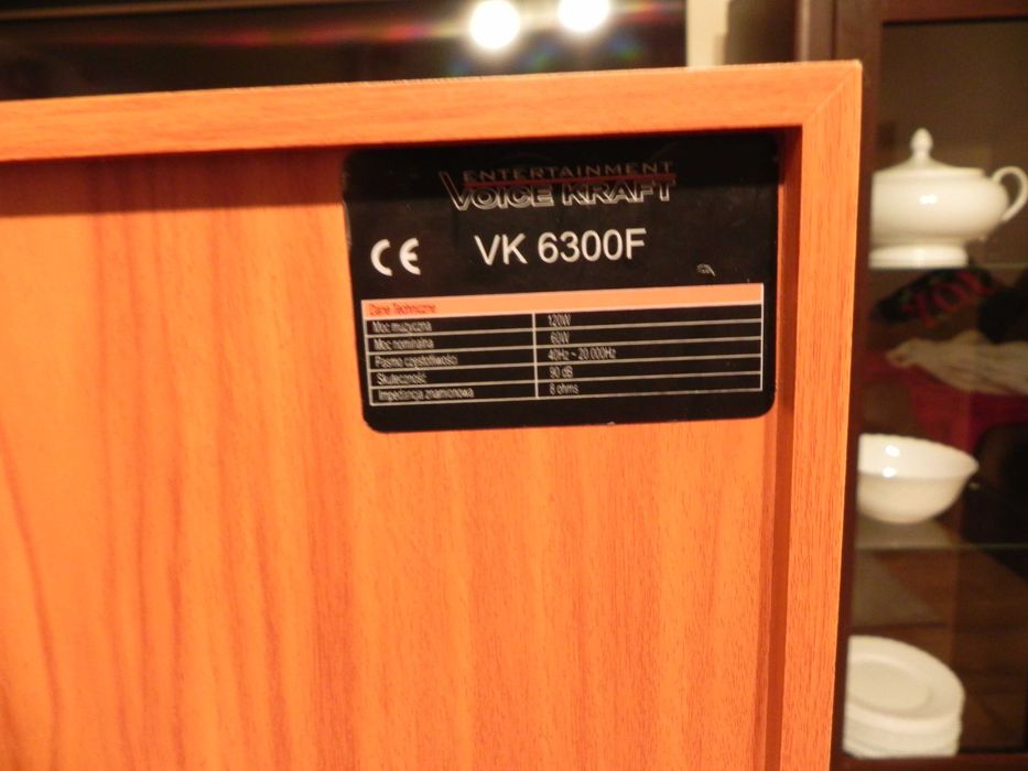 Kolumny głośnikowe Voice Craft 120 watt.