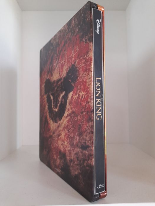 Rei Leão 2 discos, blu-ray + 3D em stellbook metálico
