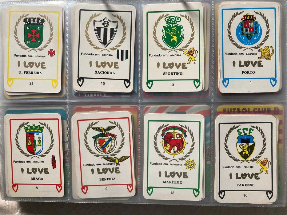 Calendários Antigos de Futebol - Clubes Portugueses (preço unitário)