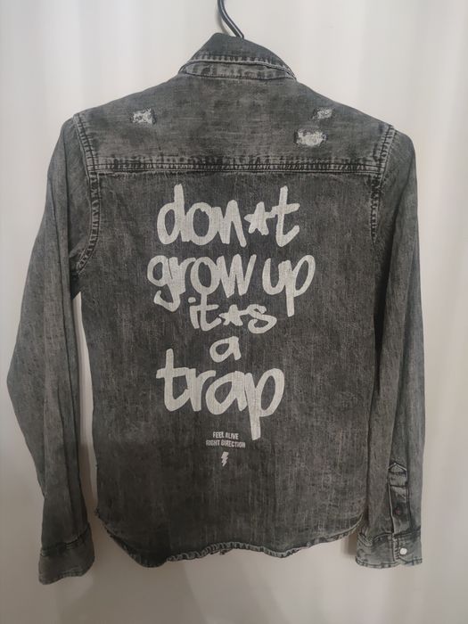 Дитяча джинсова рубашка 146-152 100% котон