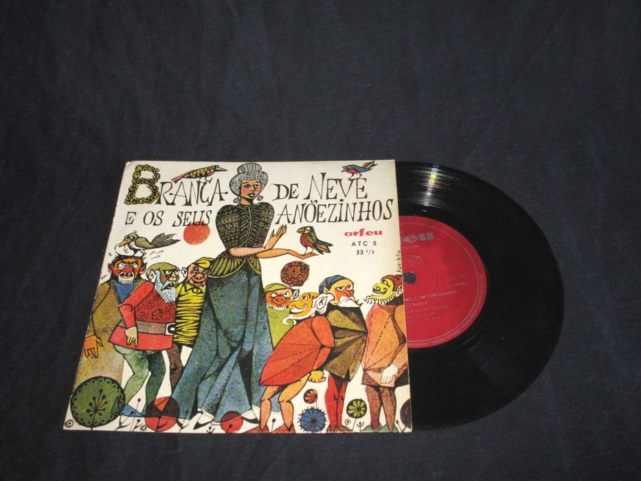 Vinil Histórias para Crianças Orfeu Singles Branca de Neve