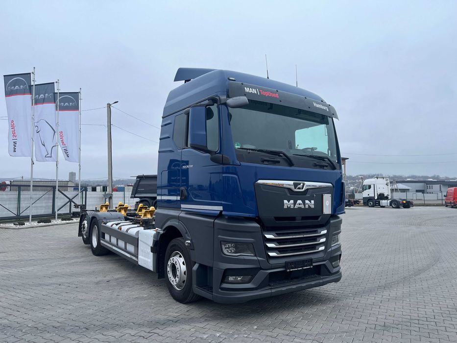MAN TGX 26.510 6x2-4 LL CH E6 Шасі BDF 2021 Контейнеровіз Змінне шасі