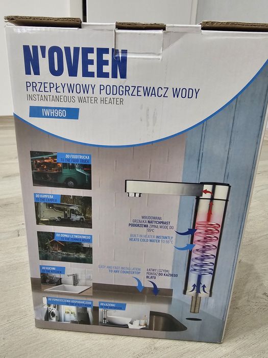 Nowy Przepływowy podgrzewacz wody