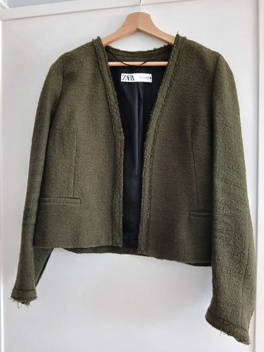 Casaco blazer verde L da Zara