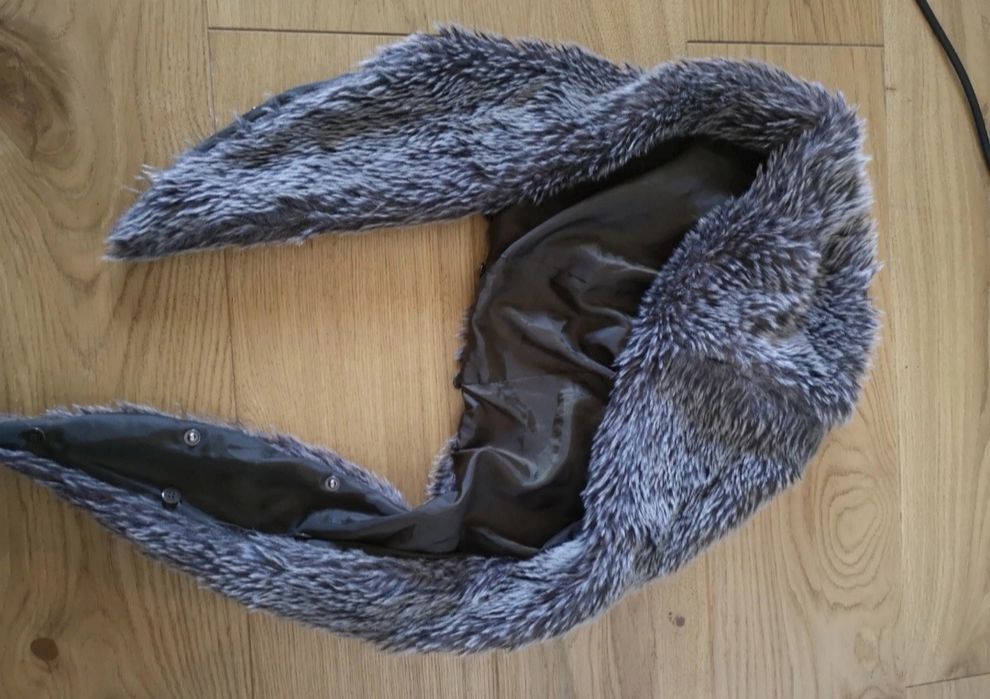 Parka kurtka zimowa Mango khaki rozmiar M