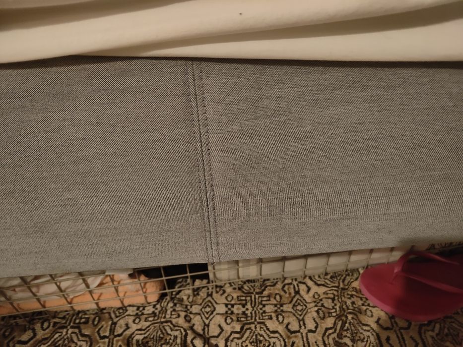 Cama Slatum IKEA Cinza claro