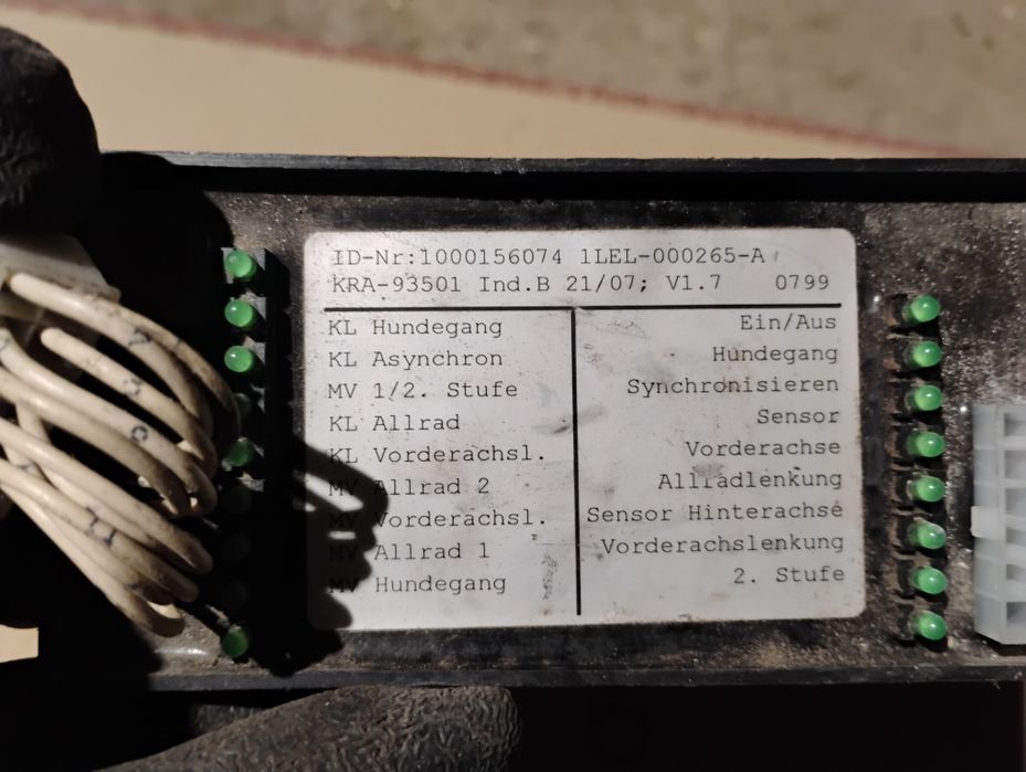 sterownik Kramer/Claas/scorpion