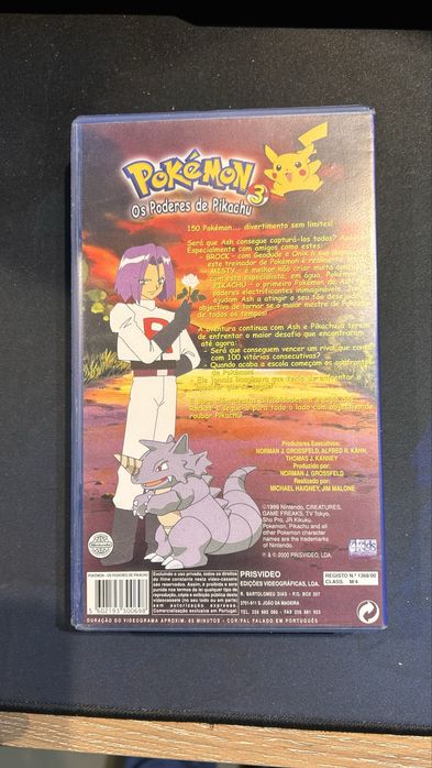 VHS Pokémon – Versão Portuguesa