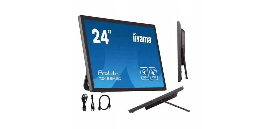 Monitor dotykowy 24" IIyama prolite Y2455msc-b1 FHD IPS LED HDMI