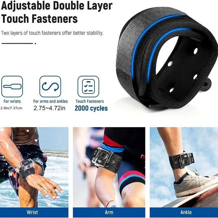 Opaska uchwyt na GoPro DJI Osmo Insta360 plus akcesoria