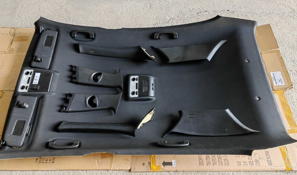 Forro teto/cúpula preta e acessórios pack M BMW Serie 1 E87